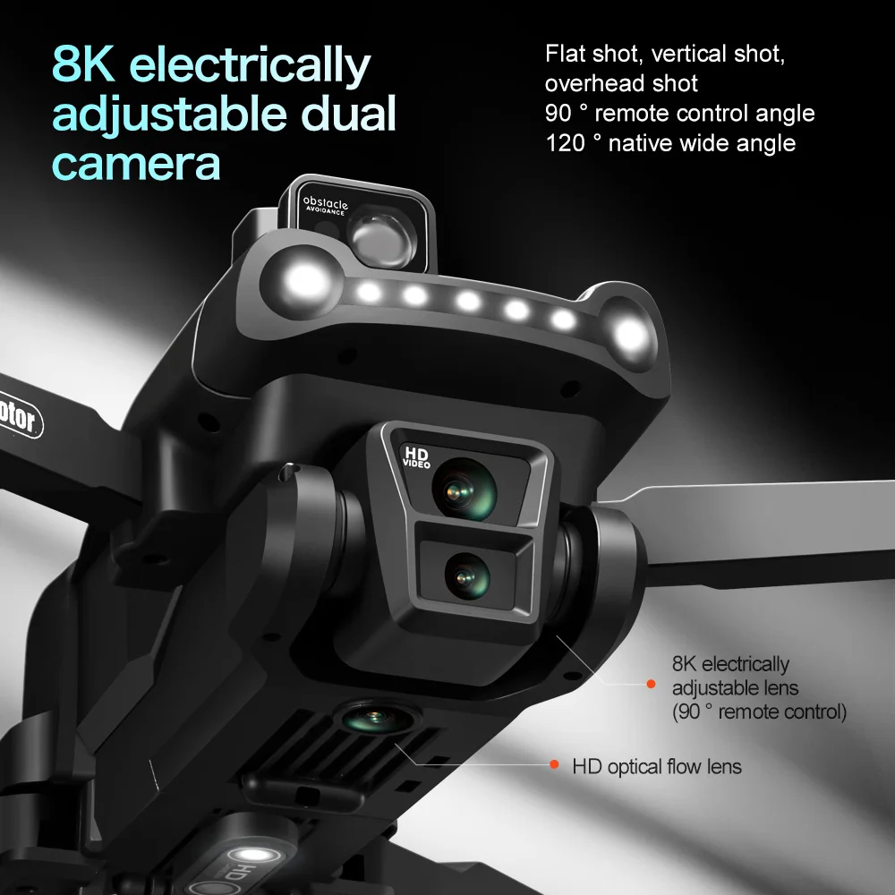 Brand+ V198MAX Faltbarer Quadcopter Doppelkamera 50X Zoom 90 ° – Bild 6