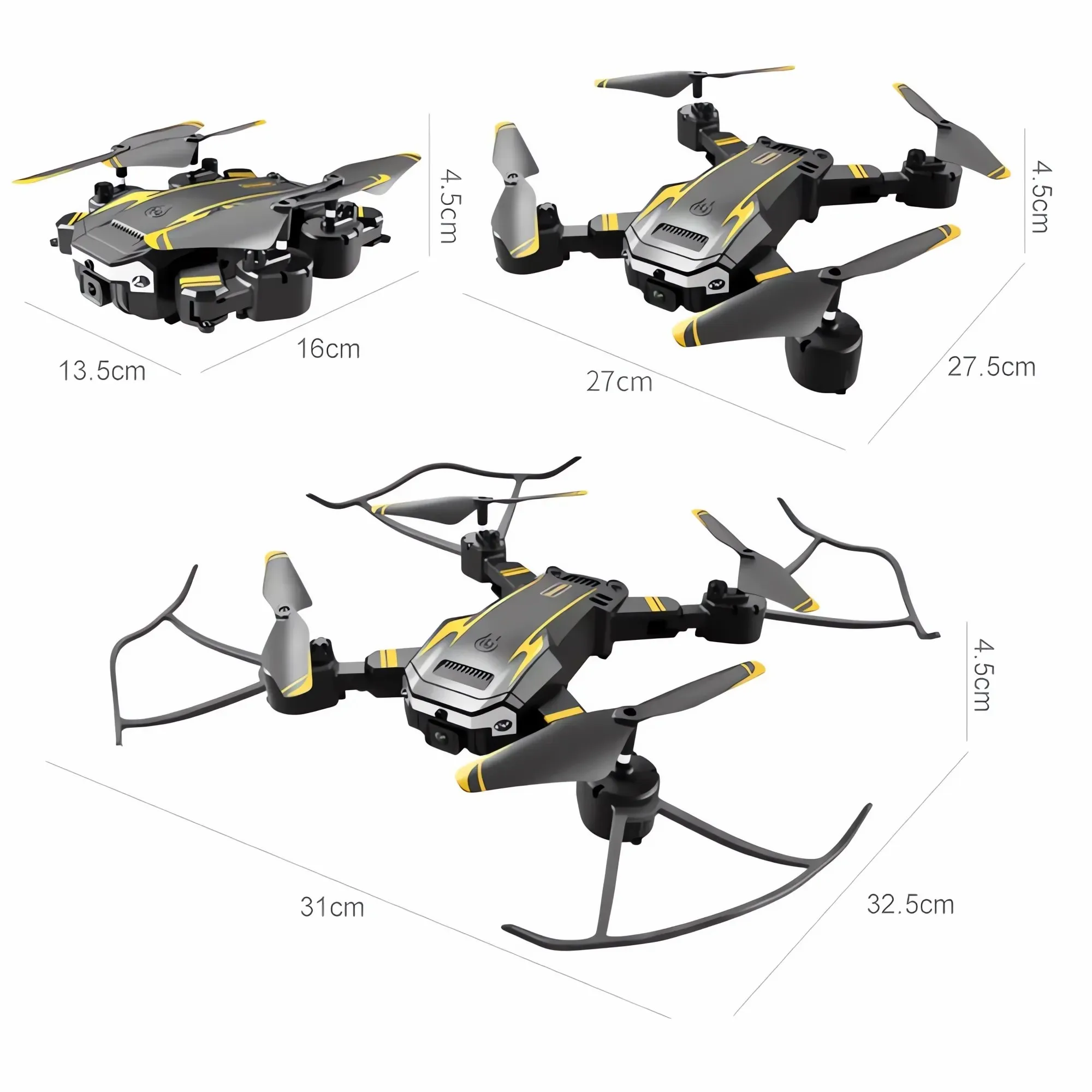 Drohne mit 4K-Doppelkameras, Hinderniserkennung, Quadcopter – Bild 6