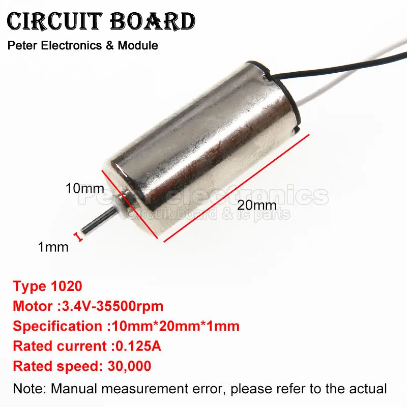 8520 DC 3 V-3,7 V Mini Coreless Motororr 0408 412 614 716 720 816 820 – Bild 5