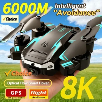 S6 GPS-Drohne mit 8K Professioneller HD-Kamera, Optischem Fluss, 5G WLAN und Omnidirektionaler