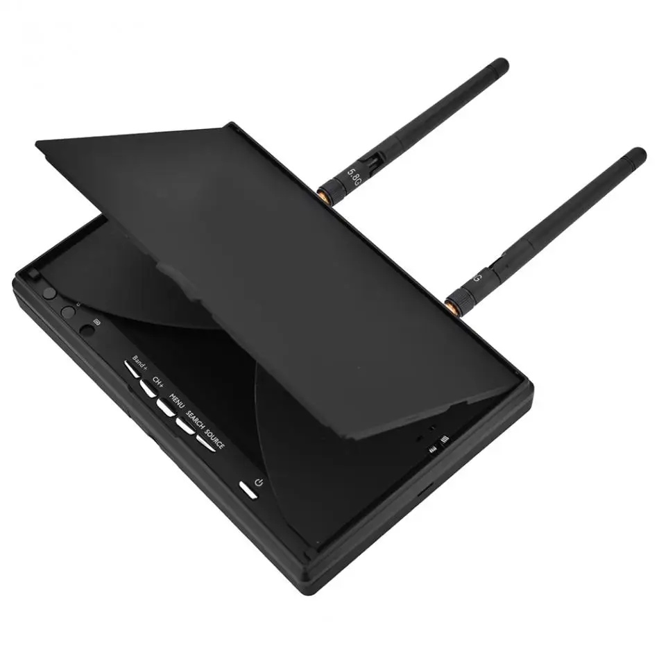 LCD5802D 5802 5,8G 40CH 7 Zoll Raceband FPV Monitor 800x480 mit DVR – Bild 3