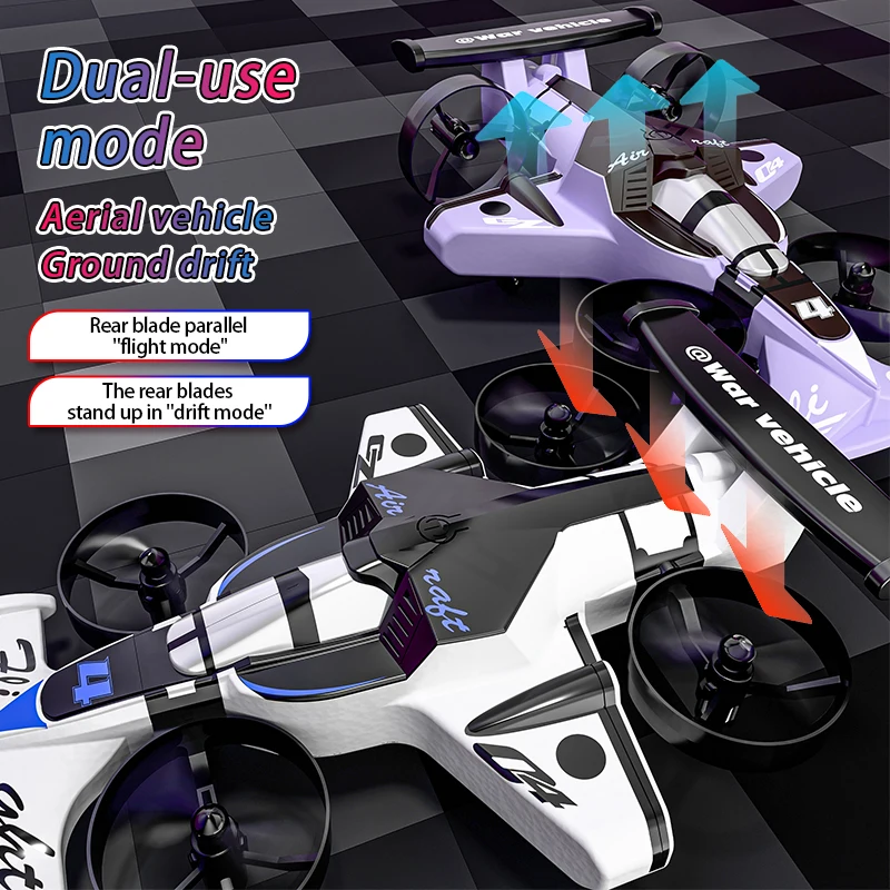 Land Air Dual RC Quadcopter & RC Drift Car 2-IN-1 Fernbedienung – Bild 5