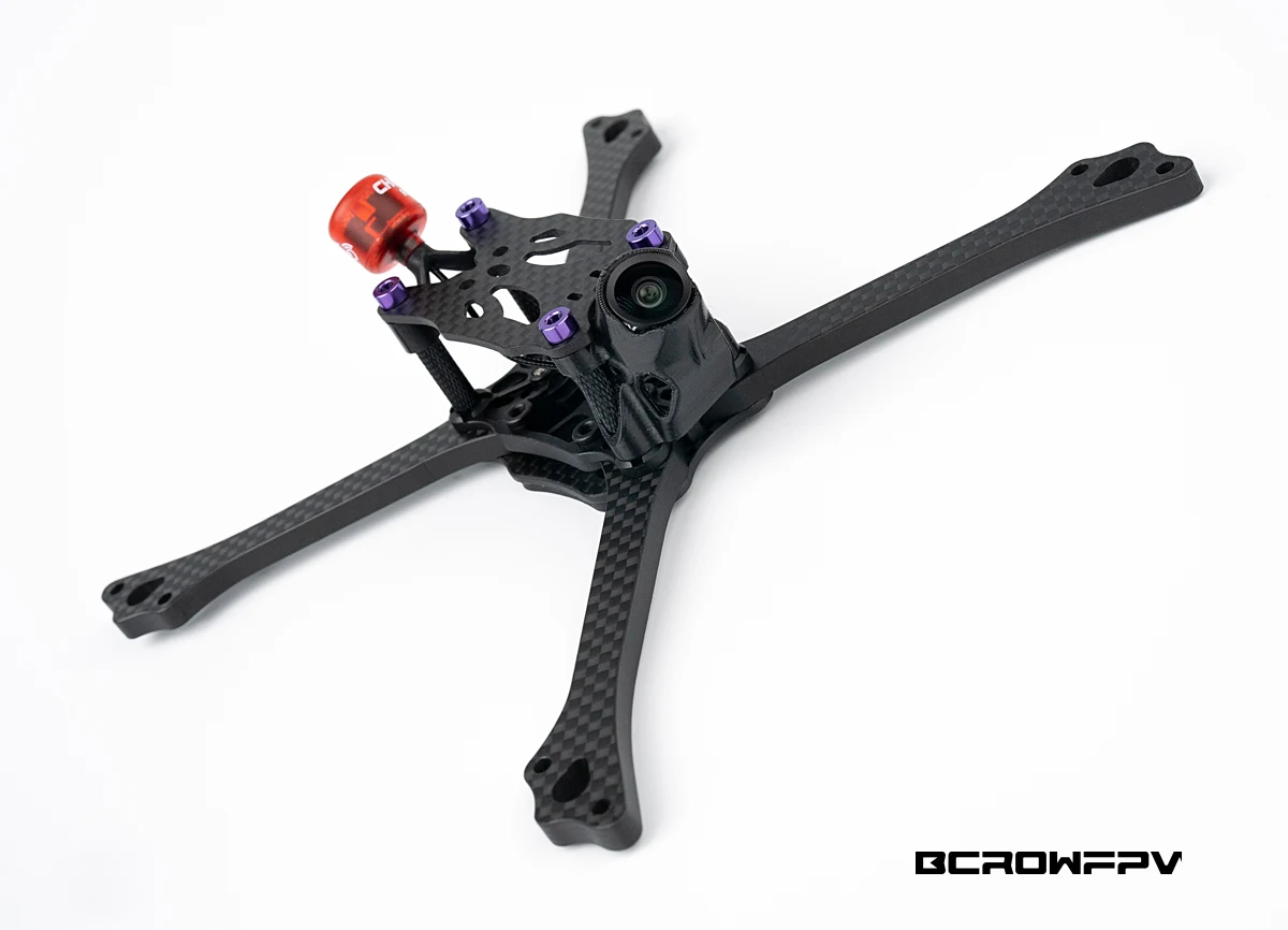 BCROWFPV PRO-V7 Racing Drone Rahmen Kit Modell, Carbon Fiber FPV – Bild 3
