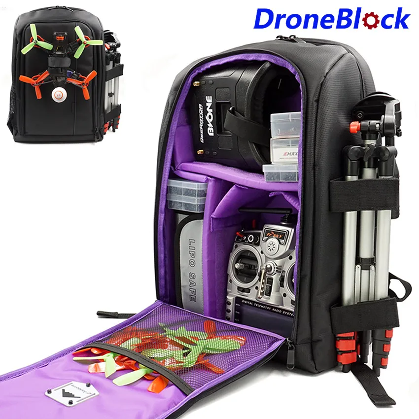 Elechawk FPV Racing Drone Quadcopter Rucksack Tragetasche Outdoor Tragbare Tasche für Multirotor RC Flugzeug