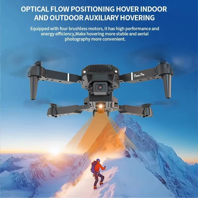 E88 Drohne Kamera Luftbildfotografie 5G WIFI FPV Faltbare – Bild 4