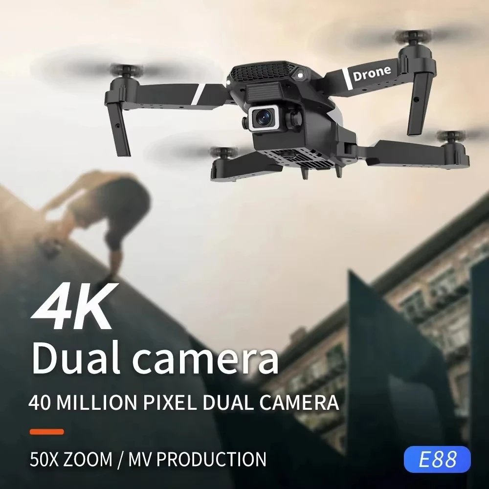 E88 Drohne 5G HD Dual-Kamera Luftbildfotografie Fernbedienung – Bild 4