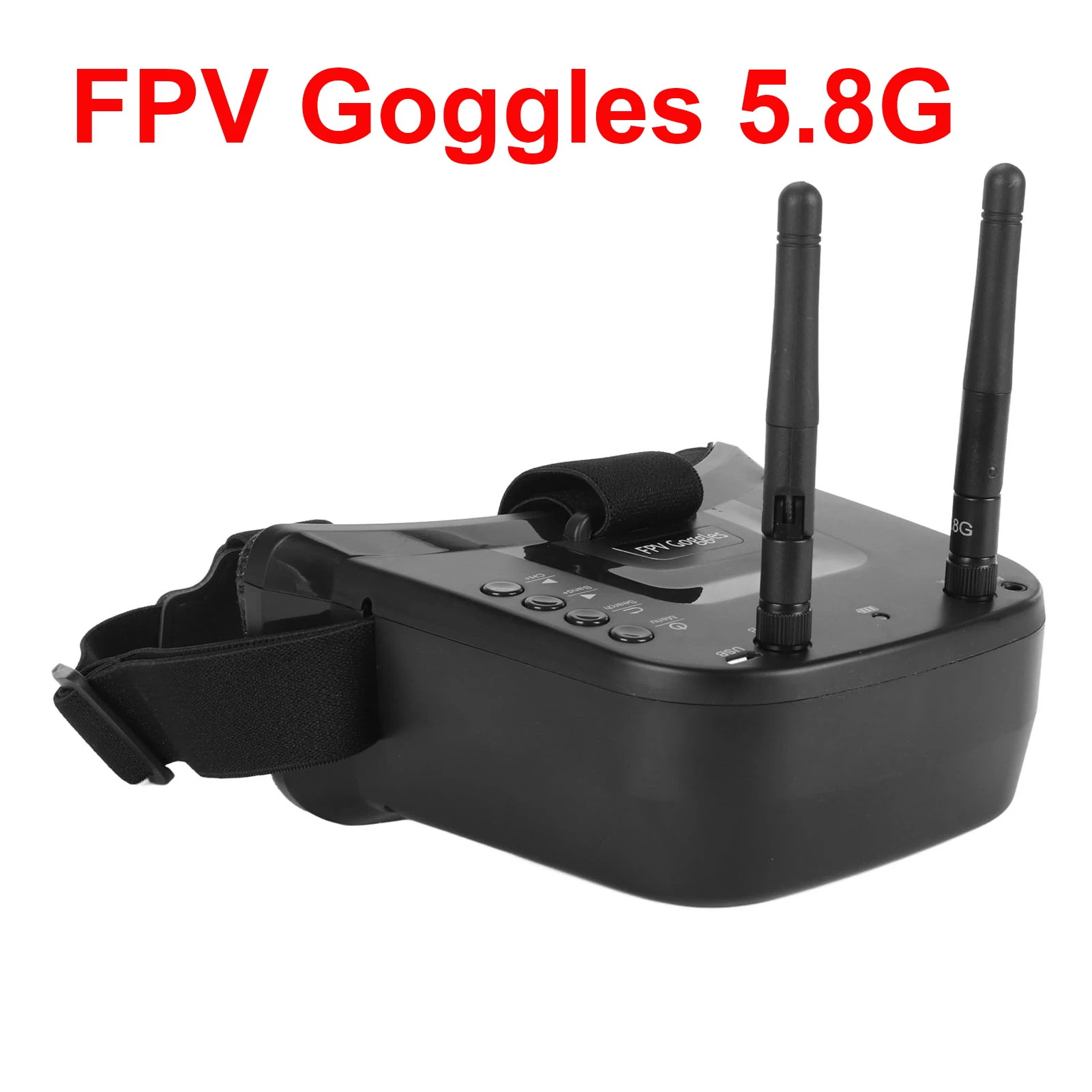 VR009 FPV-Brille, 5,8 G, 40-Kanal-Empfänger, 7,6 cm, 480 x 320 Video-Headset, HD-DVR, Vielfalt, FPV-Brille