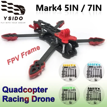 Mark4 5-Zoll-FPV-Carbonfaser-Rahmen, 225 mm Radstand, 5 mm Arm, Freestyle-Langstreckenrahmen