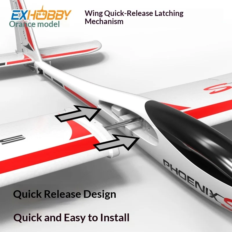 EXHOBBY 742-7 Phoenix S Ferngesteuertes Flugzeug 1,6 m Spannweite – Bild 4