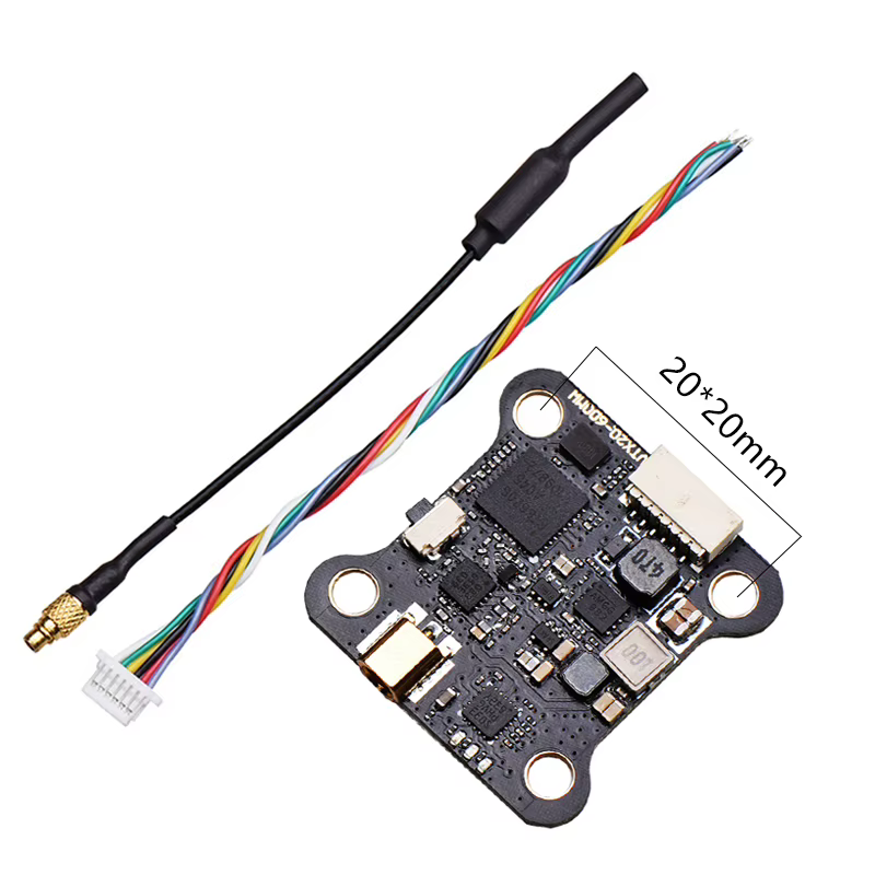 JHEMCU VTX20-600 5,8G 40CH FPV VTX Bild Sender PIT/25/100/200/400/600mW Für RC FPV Long Range Racing Drone