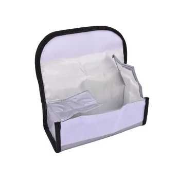 185x75x60mm Tragbare Batterie Sichere Tasche Feuerfeste Explosionsgeschützte Tasche RC Lipo Batterie Schutz