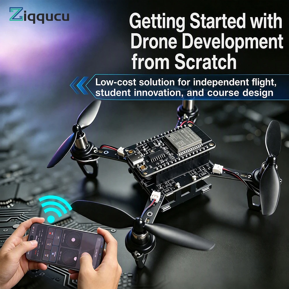 ESP32 DIY Mini-Drohnen-Kit Selbstbau-Quadcopter-Multirotor-Bausatz – Bild 4