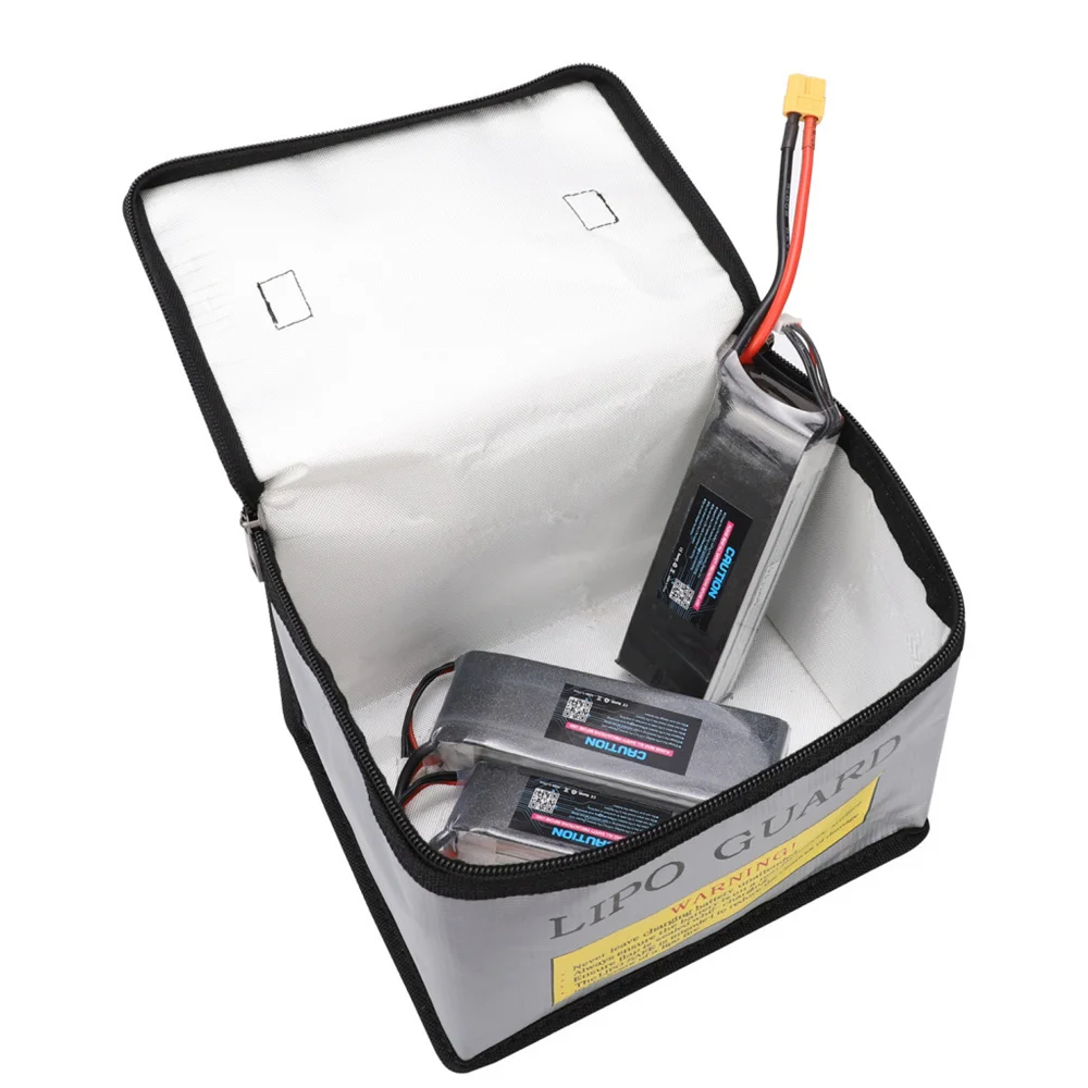 Lipo-Batterie-sichere Tasche, 215 x 145 x 165 mm, feuerfeste – Bild 6