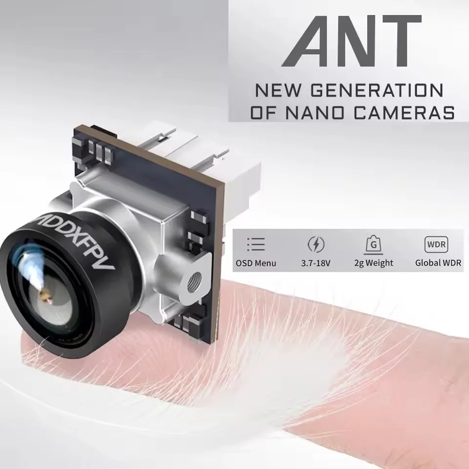 CADDX ANT 1200TVL Global WDR OSD 1,8 mm ultraleichte FPV-Nano-Kamera – Bild 5
