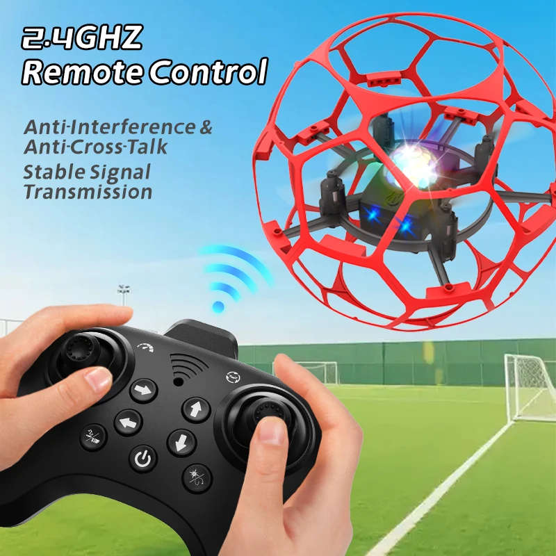 Z6 Mini-Drohne RC-Renn-Fußballdrohne 3D Vollschutz Druckhöhenregelung – Bild 4