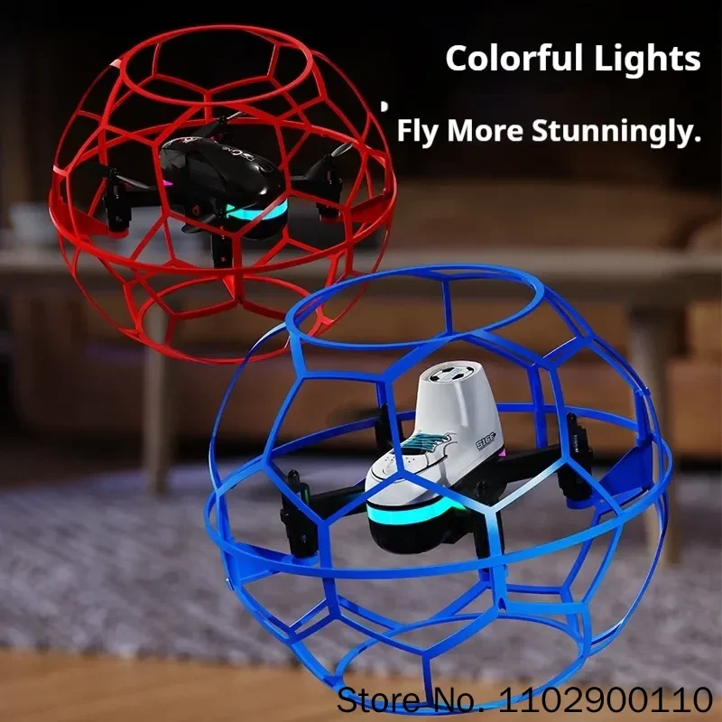 Yl16 RC Fliegender Ball Drohne Fußball-Quadcopter Stoßfest – Bild 4
