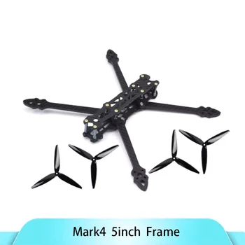 Mark4 5-Zoll-FPV-Carbonrahmen, 225 mm Radstand, 5 mm Arm, Freestyle-Long-Range-Rahmen