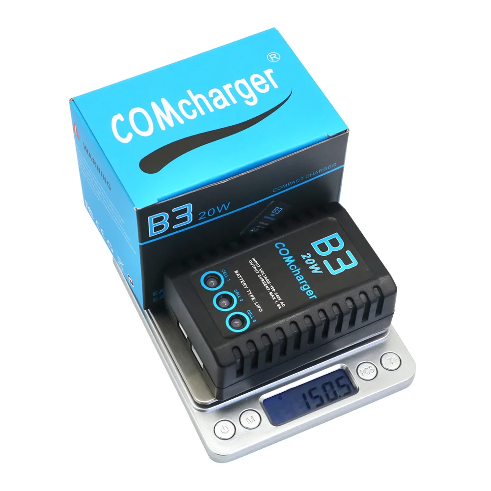 B3 Kompaktladegerät 2S 3S Lipo Balance Akkuladegerät für 7,4V 11,1V – Bild 3