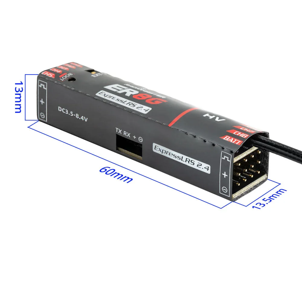 RadioMaster ER8G & ER8GV 2,4GHz ELRS PWM-Empfänger für Flugzeuge – Bild 4
