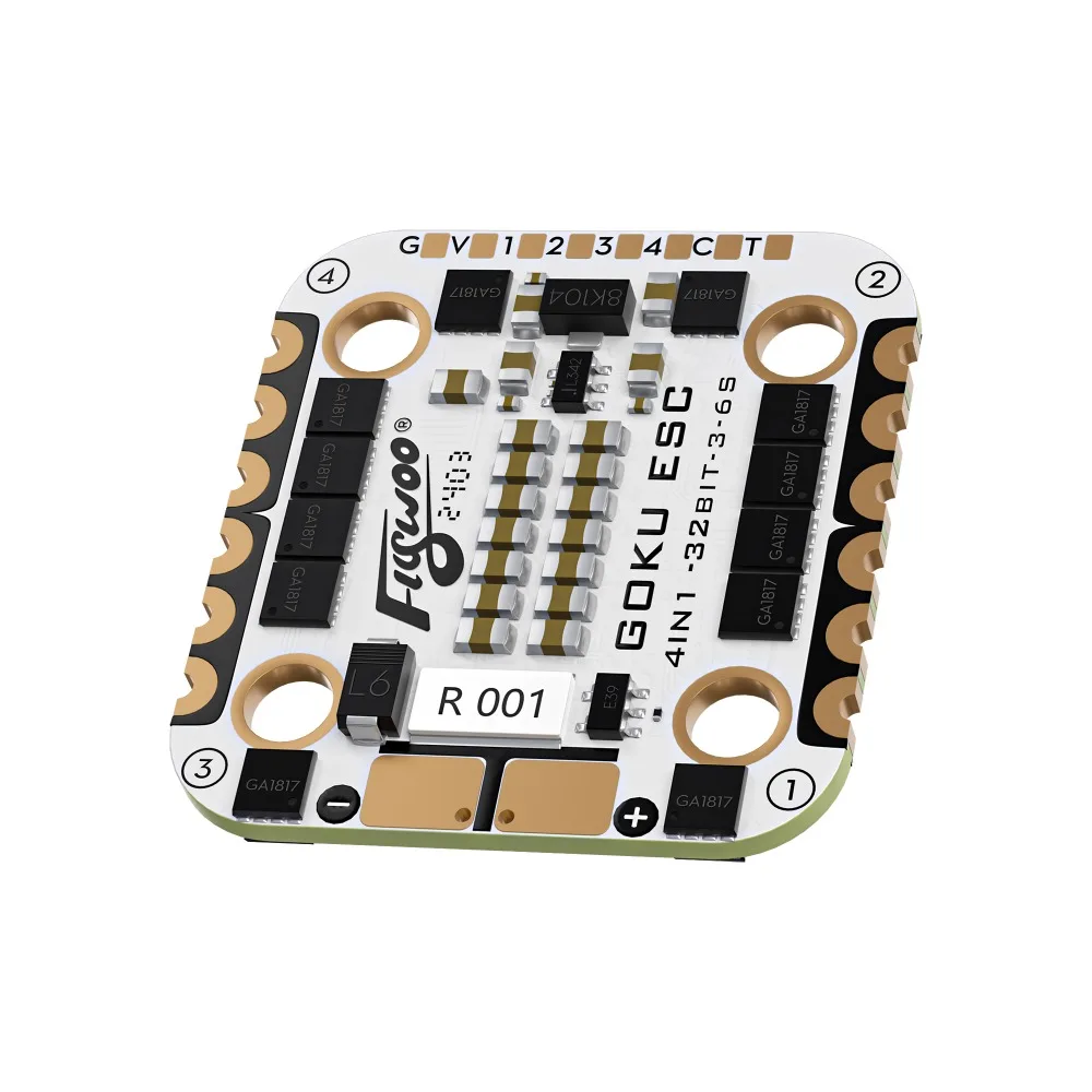 Flywoo GOKU G45M 45A 4in1 ESC 20x20 2-6S 32Bit AT32 Dual Chip für FPV – Bild 3