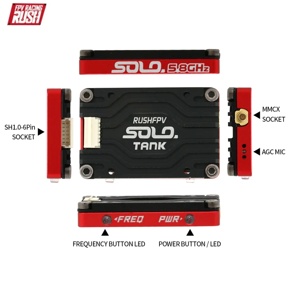 Rushfpv Rush FPV Rush Tank Solo 5,8GHz 1,6W Video-Sender – Bild 4