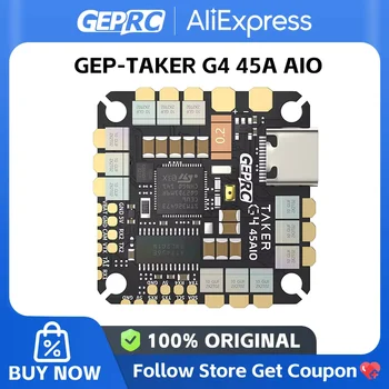 Geprc taker g4 45a aio baro osd g473 flug controller blhelis 45a esc fet direkt 2-6s für fpv freestyle