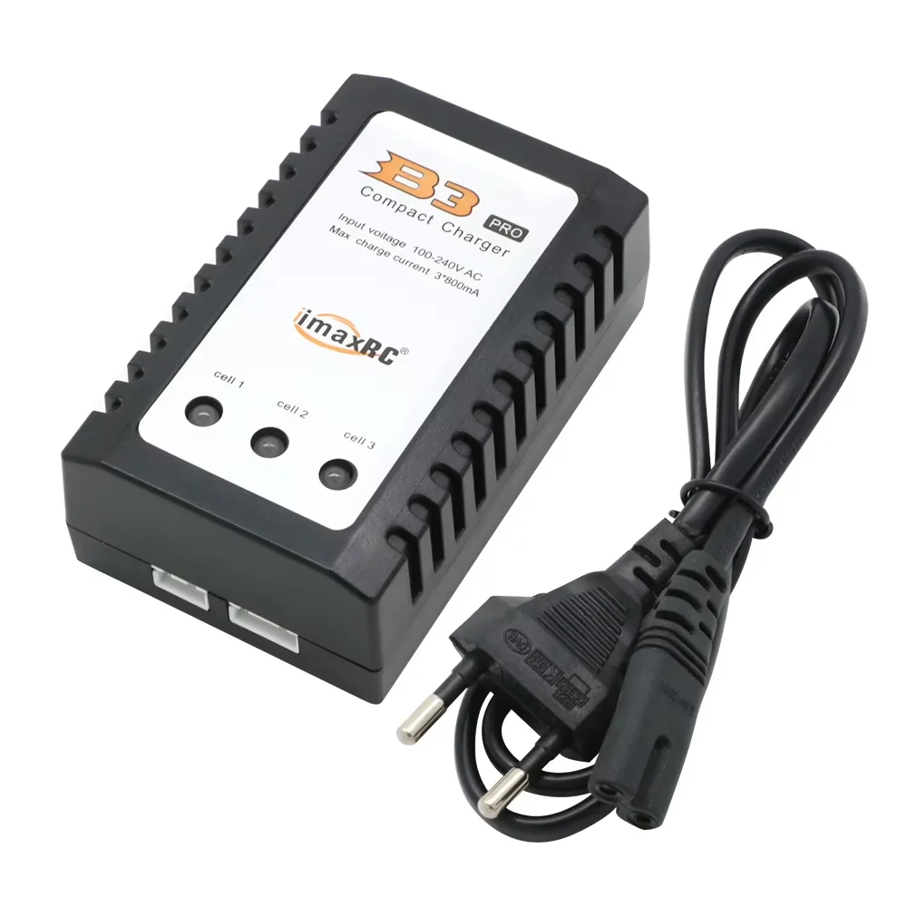 Charge B3 10W B3 Pro 10W RC Kompakt-Ladegerät 2S 3S Lipo Wiederaufladbarer Akku-Adapter 7,4V 11,1V