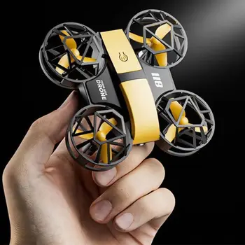 Fliegende Mini-Fernbedienungsflugzeuge, wiederaufladbar, vierachsige Rotation, ferngesteuerte Drohne 360° °