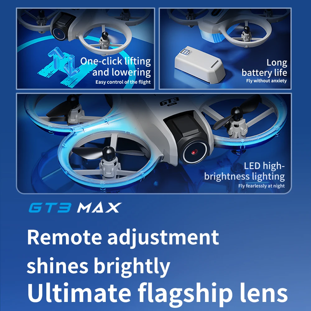 GT3 Mini RC Drohne Doppelkameras 5G WIFI FPV – Bild 3