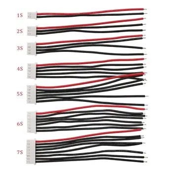 10CM RC Lipo Batterie Balancer Ladegerät Stecker 1S 2S 3S 4S 5S 6S 7S 22AWG JST-XH Balancer Kabel Flugzeug