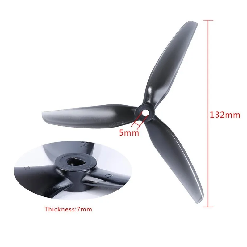 HQ Prop 6X3.5X3 6035 2CW2CCW 6 Zoll 3-Blatt/Tri-Blade Propeller – Bild 5