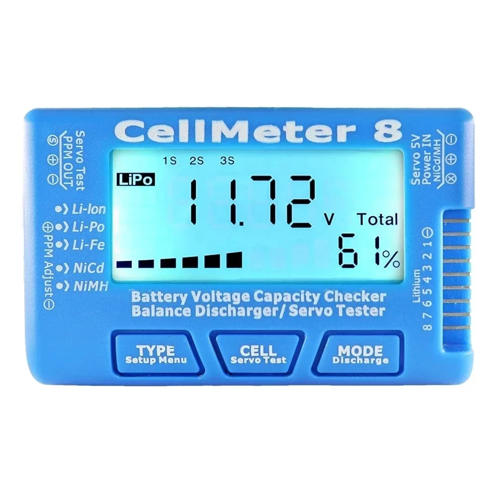 Rc Cellmeter-7 Digitaler Batteriekapazitätsprüfer Lipo Life Li-Ion – Bild 6