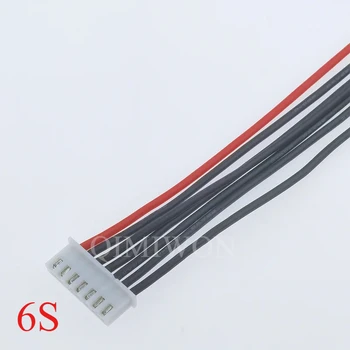 2s 3s 4s 5s 6s 7s 8s 9s 10s Lipo Akku Balance Ladegerät Stecker Leitung/Draht/Anschluss 22awg 100mm (5 Stück)