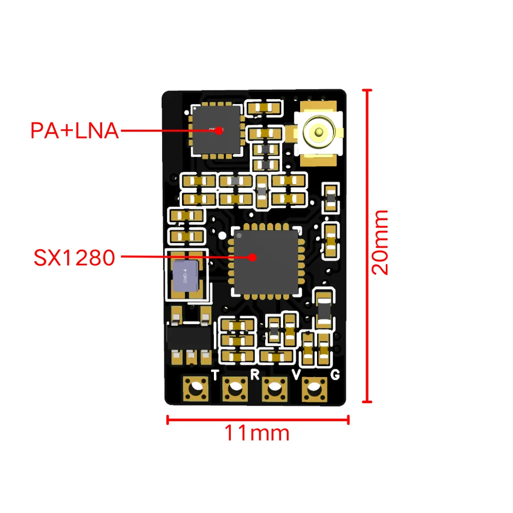 HPXGRC 2,4G ExpressLRS ELRS Empfänger - für FPV Freestyle Long – Bild 5