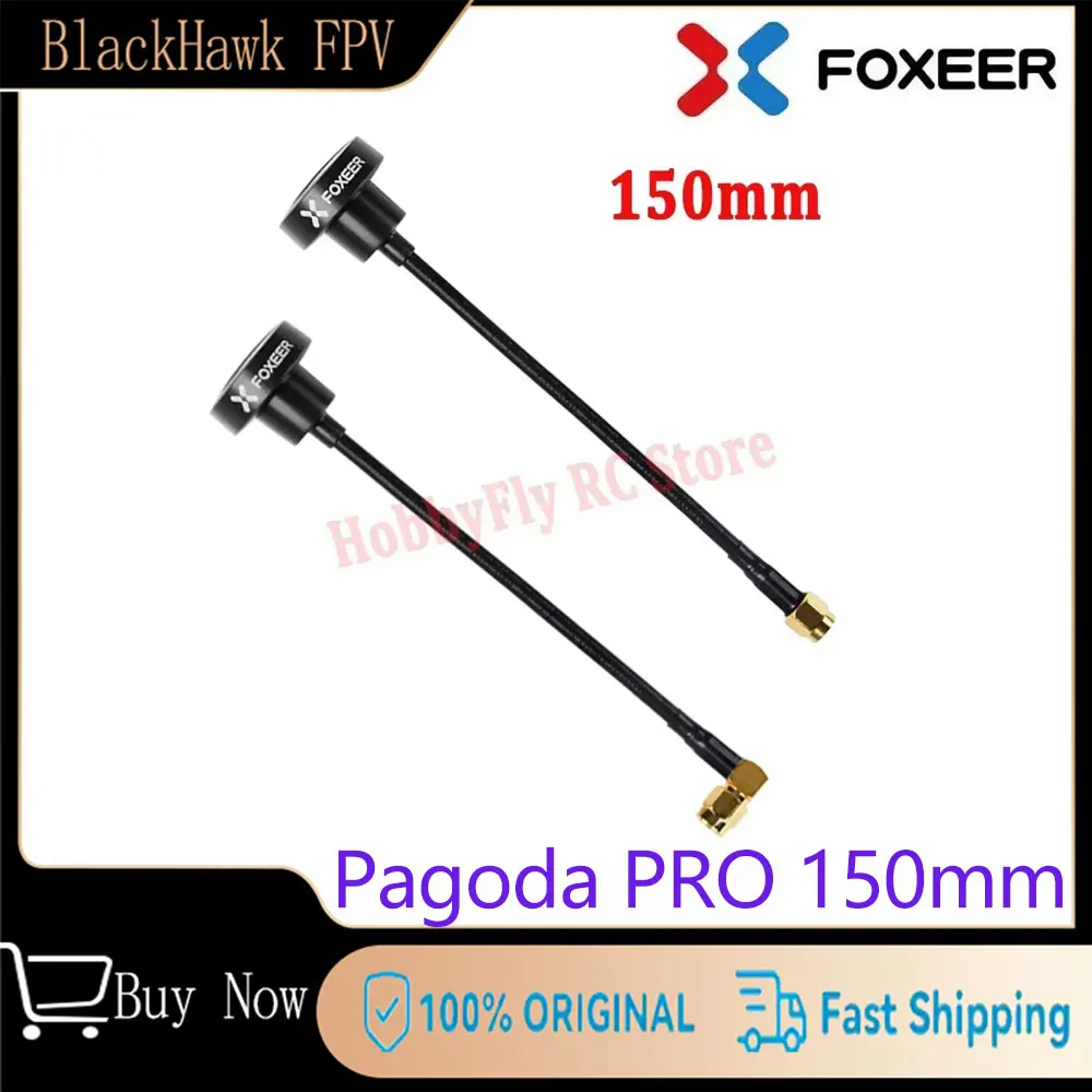 FOXEER Pagoda PRO 150mm 5,8GHz 3dBi Omni FPV Antenne RHCP SMA für RC FPV Racing Freestyle Drohnen VTX