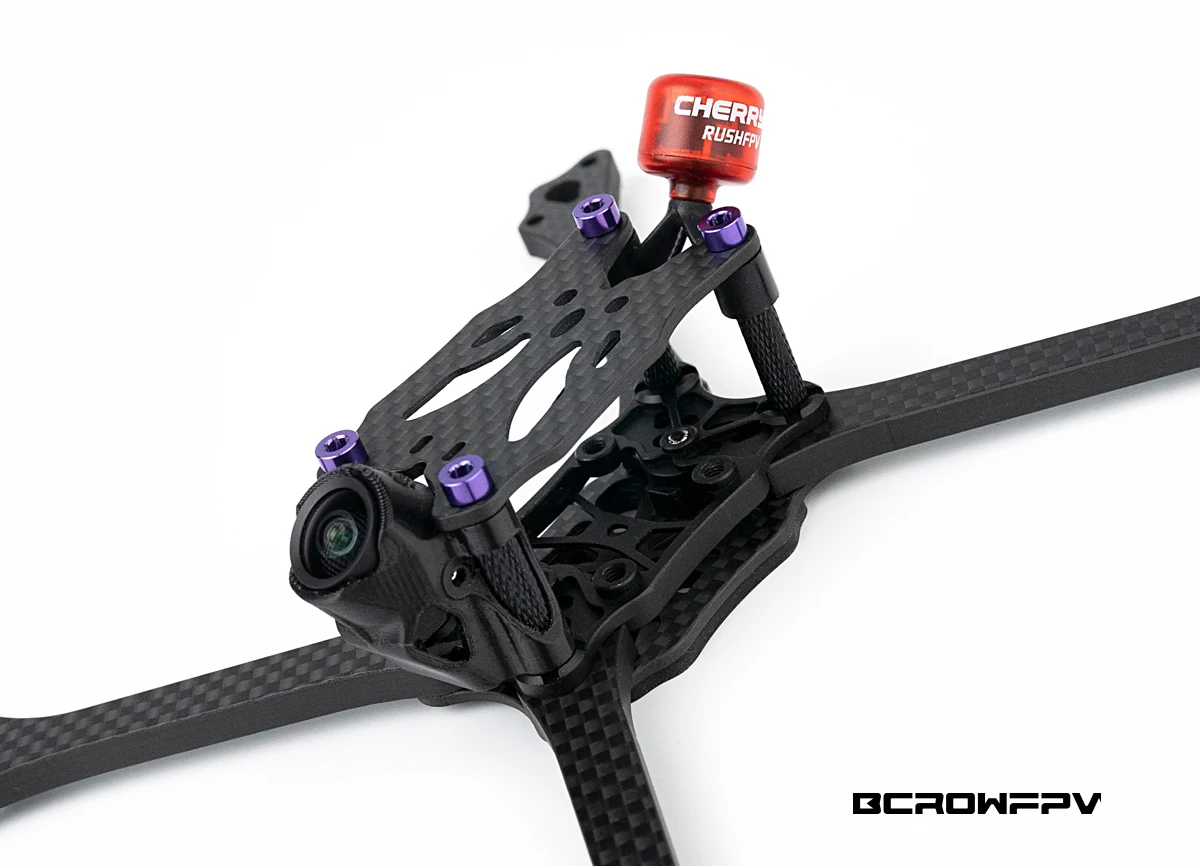 BCROWFPV PRO-V7 Racing Drone Rahmen Kit Modell, Carbon Fiber FPV – Bild 4