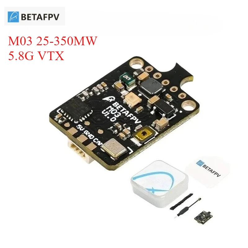 BETAFPV M03 25-350MW 5.8G VTX Einstellbare Leistung für 65mm-85mm für DIY RC FPV Drohne Whoop Analogsignal