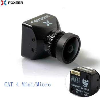 Foxeer CAT4 Mini Cat / Micro Cat 4 1200TVL Starlight 0,00001Lux FPV-Kamera mit Geringer Latenz
