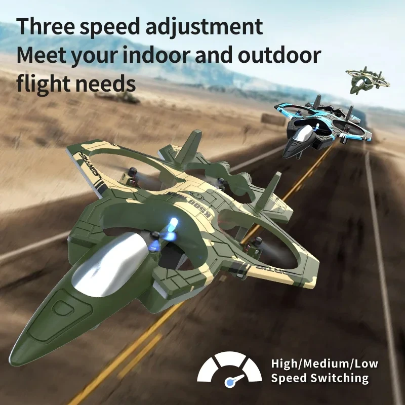 K500 MAX RC Plane Fighter 2,4 G Fernbedienung Stunt Glider 360 ° – Bild 3
