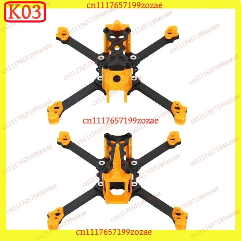 K03 HD 3,5 Zoll Carbonfaser FPV-Rahmen-Kit, 3D-gedruckte ultraleichte – Bild 3