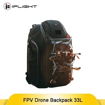 IFlight FPV Drohnen-Rucksack 33L, 530x340x260mm mit anpassbaren Fächern & RGB LED-Stromversorgungsmodul