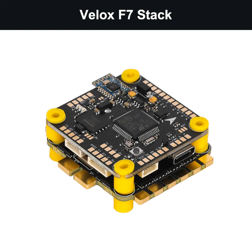 T-MOTOR Velox F7 SE V70A SE Stack F7 SE 8S Flugcontroller Velox 70A SE 8S 4-in-1 ESC Combo für FPV