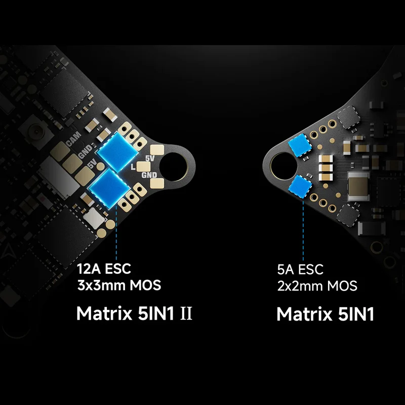 BETAFPV Matrix 1S Brushless 5in1 II AIO Flugcontroller 12A ESC – Bild 3
