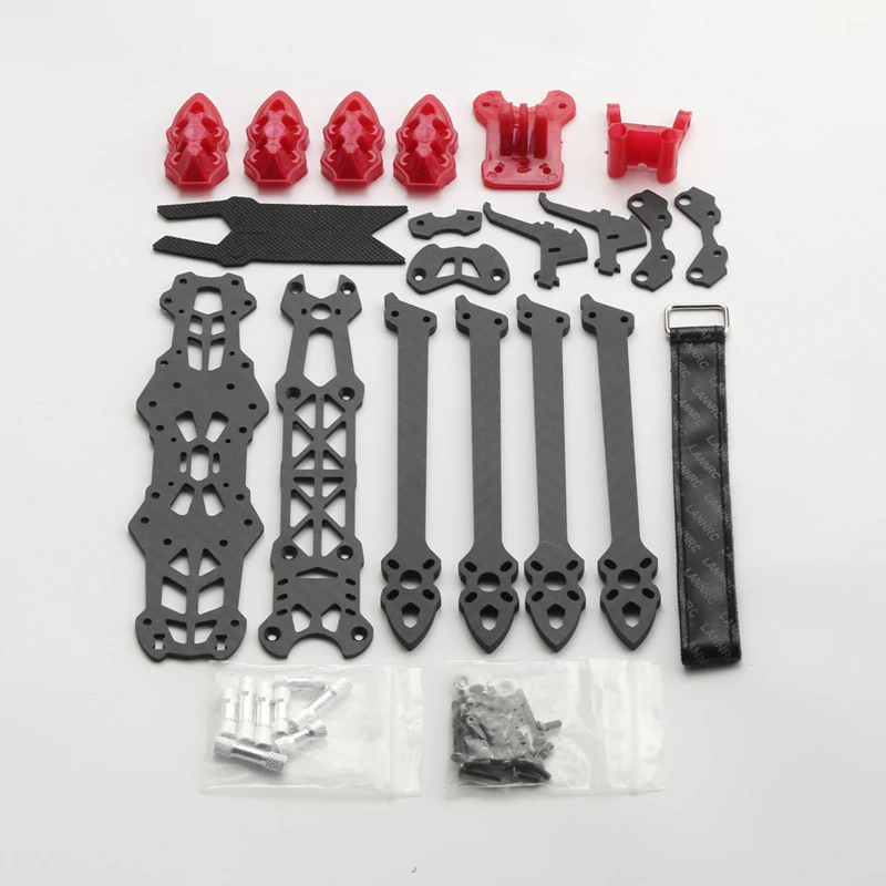 Mark4 5-Zoll-Carbonfaser-Rahmensatz, 225 mm Radstand, 5 mm Arm, Freestyle-Langstreckenrahmen für RC Quadcopter