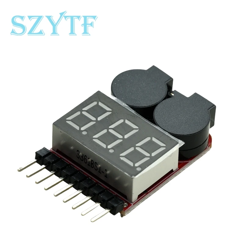 1-8S BBX1-8S 2IN1 Lipo Batterie Spannung Tester/Niederspannung Summer Alarm/Batterie Spannung Checker Dual