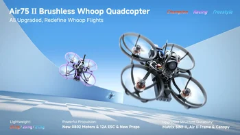 BETAFPV Air75 II Bürstenloser Whoop FPV-Renndrohne ELRS 2.4G mit Lava II 580mAh 95C Akku BNF