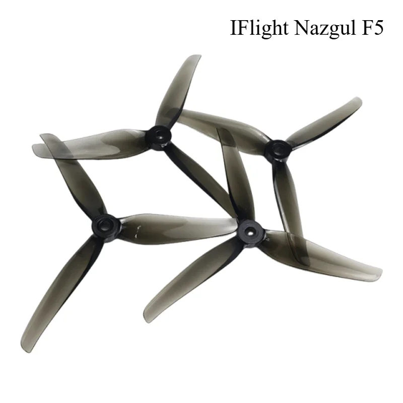 IFlight Nazgul F5/5140 2 Paar (2CW + 2CCW) 5 Zoll 3-Blatt-/Tri-Blatt-Propeller mit 5-mm-Montageloch für FPV