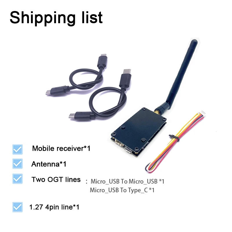 SLONWAKE 5.8G 56CH FPV UVC OTG-Empfänger - 720 x 480 Analogsignal, VR-kompatibel für Android-Telefone