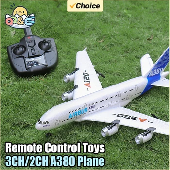 3Ch 2Ch A380 Rc Flugzeug Segelflugzeug Flugzeuge Fernbedienung Schaum Flugzeug Starrflügel Flugzeug 6 Gyroskop