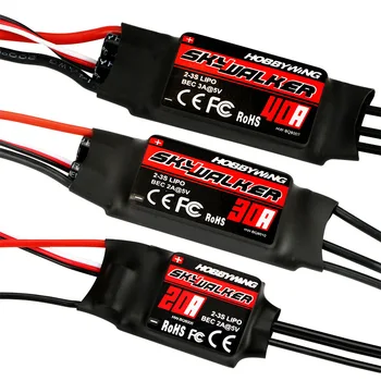 Hobbywing Bürstenlosen ESC 12A 20A 30A 40A V2 Drone ESC 2-6S Skywalker Speed Controller Mit BEC/UBEC Für RC